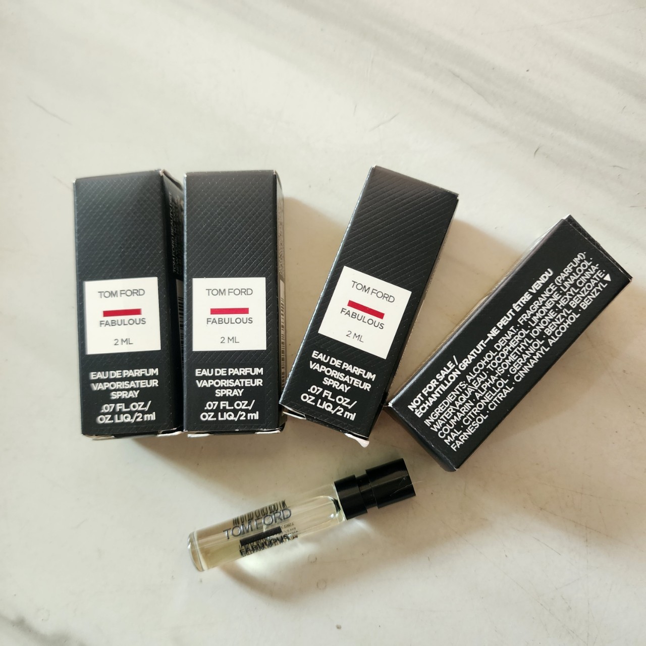 น้ำหอมไวออลหลอดทดลอง Tom Ford Fucking Fabulous EDP 2ml Spray Sample Vial แบบหลอดทดลอง น้ำหอมไวออลแบบหลอด