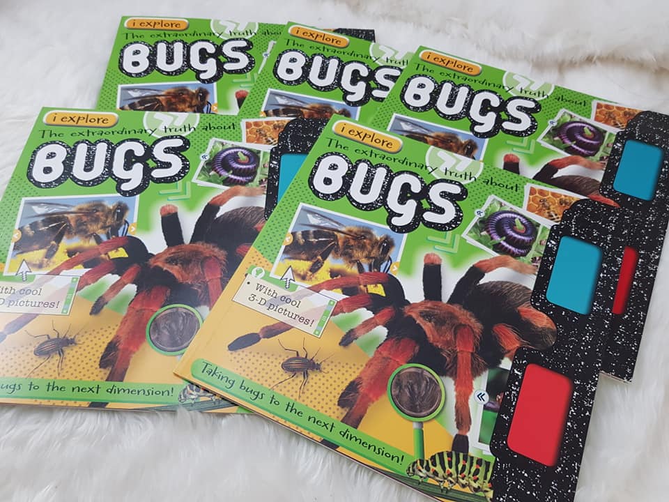 I explore the extraordinary truth about BUGS 3D by Make Believe Ideas หนัสือความ้รูพร้อมแว่น3มิติ พร้อมส่ง