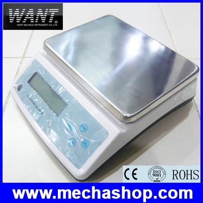 เครื่องชั่งดิจิตอล เครื่องชั่งแม่นยำสูง ตาชั่งดิจิตอล ชั่งได้ 10kg/0.1g, 10kg/1g, 20kg/0.1g, 20kg/1g ยี่ห้อ WANT Digital Scale Balance Weight มีพอร์ท RS232
