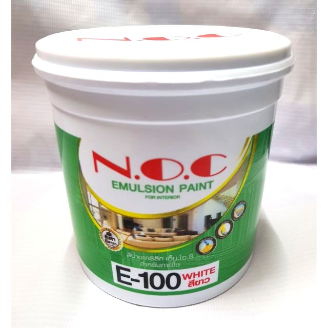 สีน้ำอะครีลิค ขาว NOC E-100