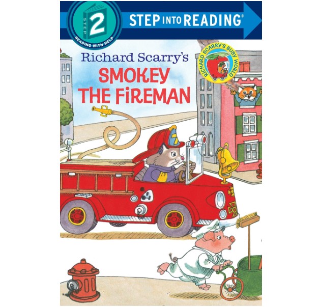 [หนังสือ หัดอ่าน Richard ]Richard Scarry's Smokey the Fireman (Step into Reading) Paperback Level2 #Richard