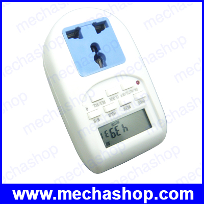 เครื่องตั้งเวลา ทามเมอร์ตั้งเวลาแบบดิจิตอล พร้อมปลั๊กเสียบ AC 220V Digital Timer 2000W