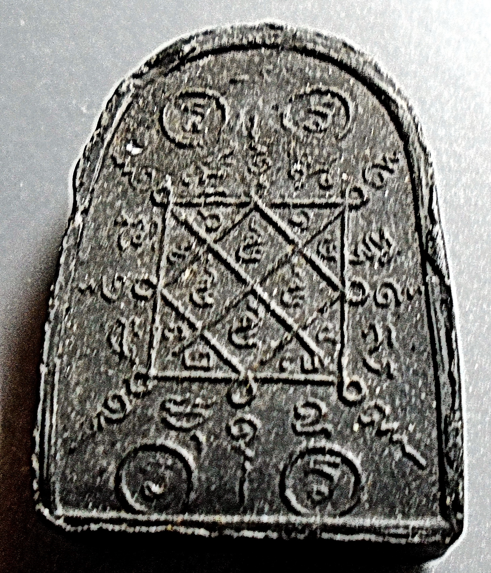 พระพิมพ์ซุ้มกอ เนื้อผงใบลานหลังยันต์ หลวงพ่อบุญเทียม วัดลาดหลุมแก้ว ปทุมธานี