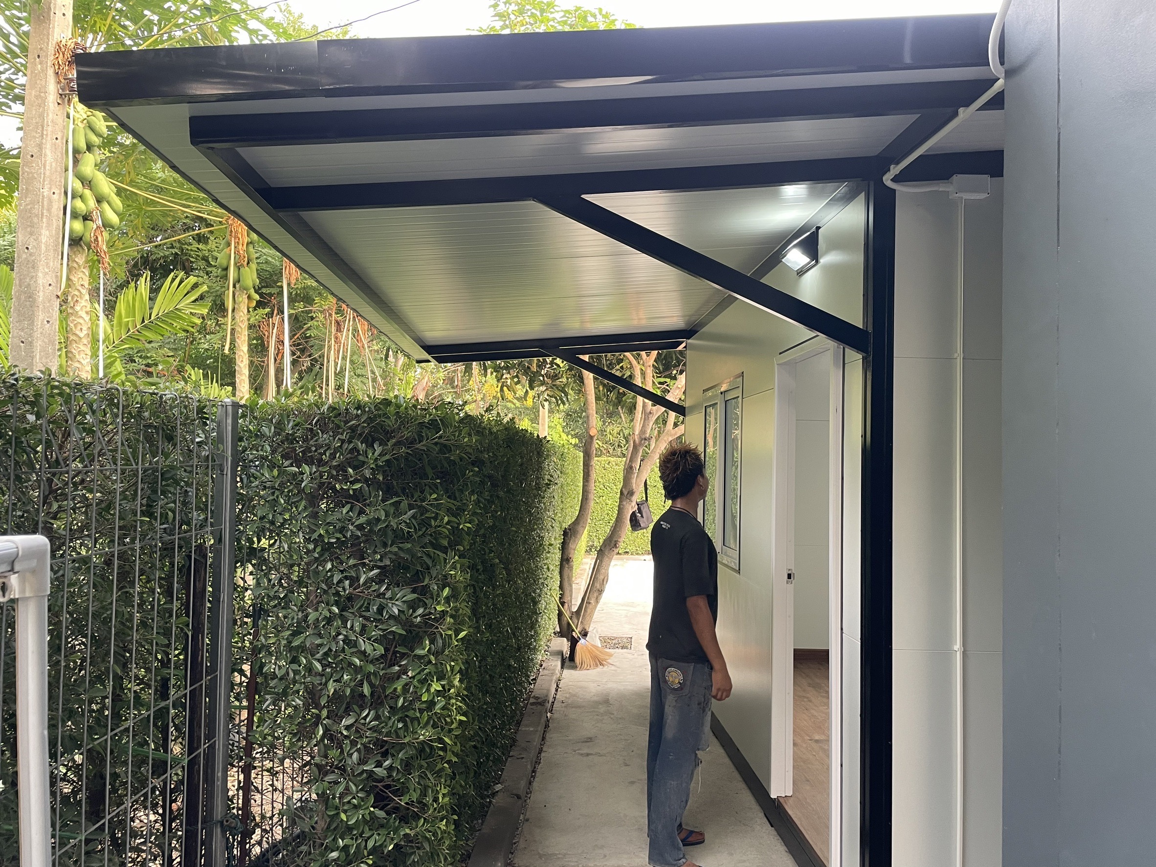 บ้านพักพนักงาน ขนาด3.60 x4.00 เมตร สามโคก