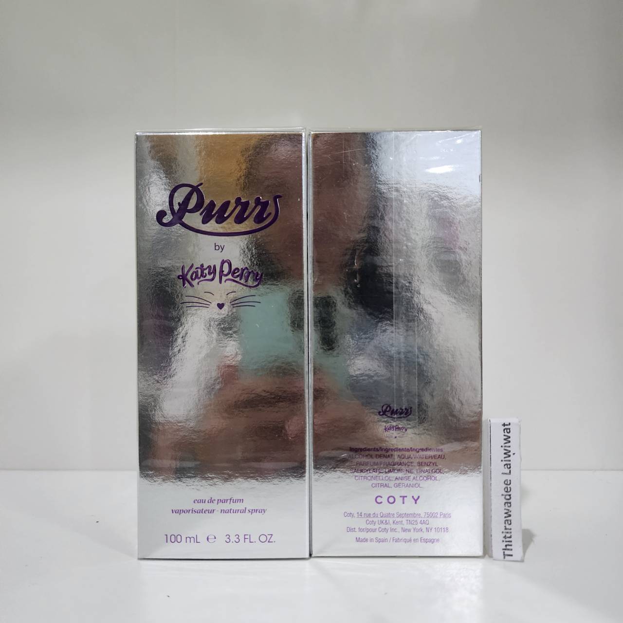 น้ำหอมแท้ Katy Perry Purr EDP 100ml กล่องซีล แมวม่วง