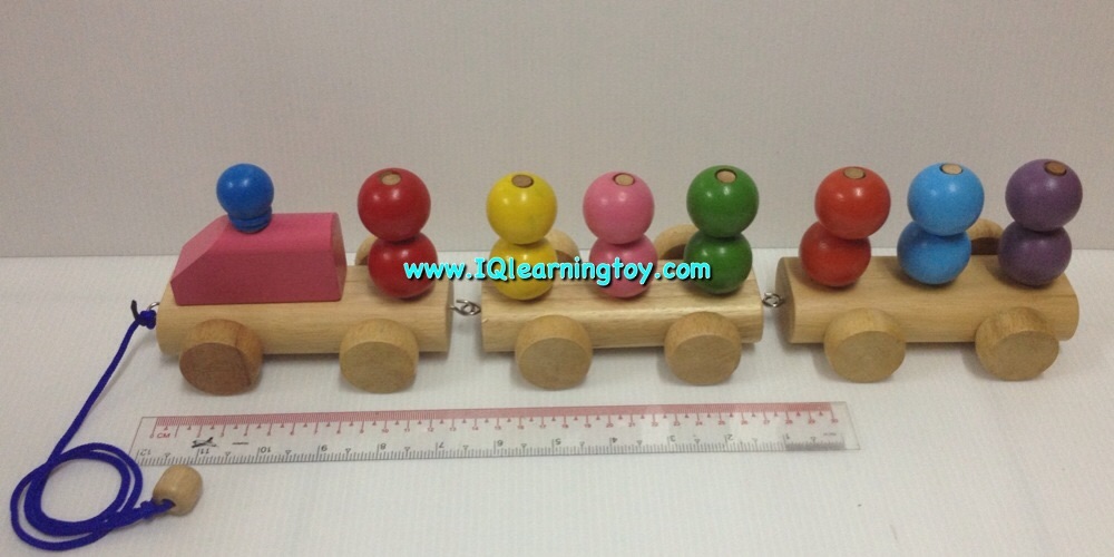 รถไฟจับคู่โดนัทสี สอนการเรียนรู้เรื่องสี และความเข้าใจเรื่องการจับคู่สี ฝึกให้เด็กๆสามารถจดจำสีประจำวันใน 1 สัปดาห์ ได้ทั้ง 7 สี ส่งฟรี