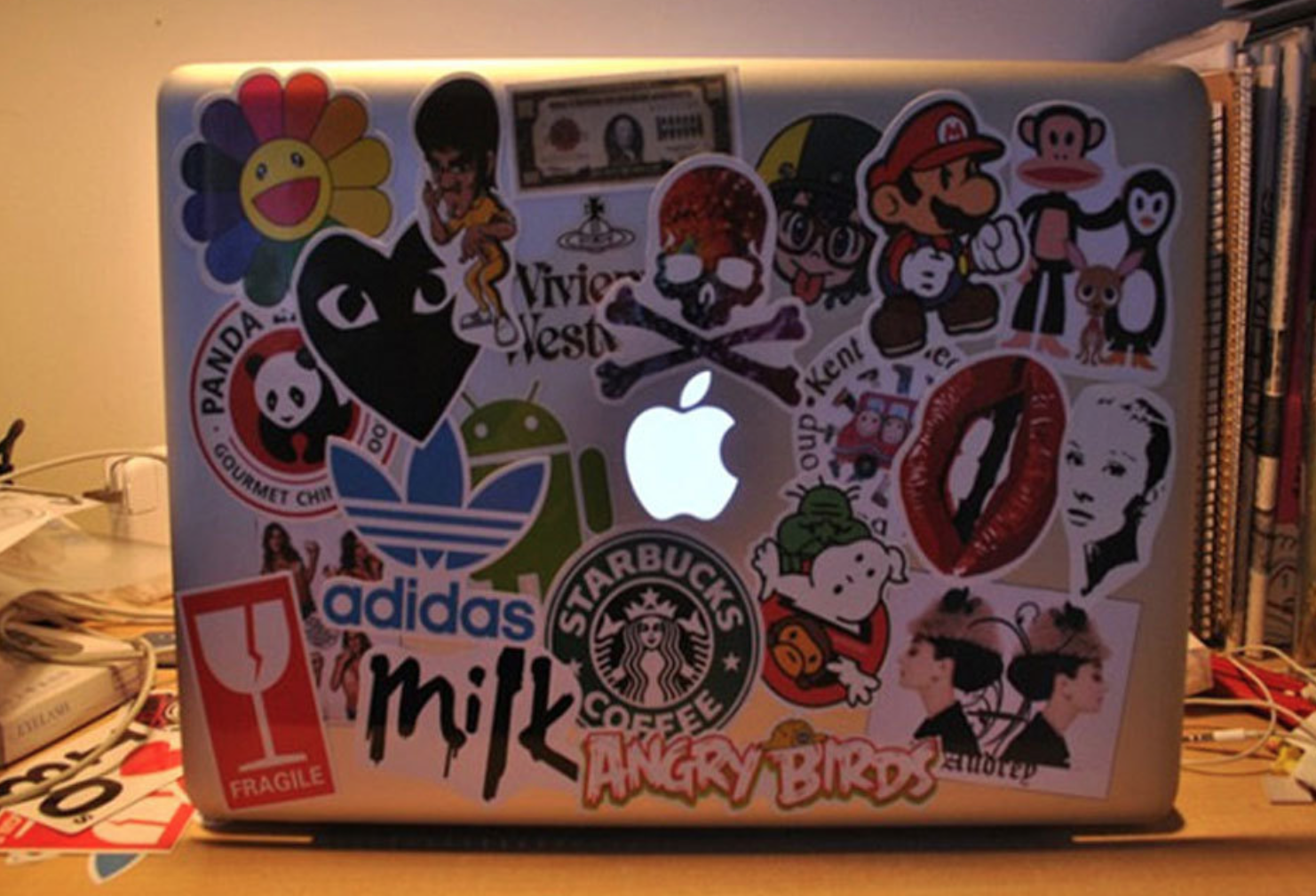 สติ๊กเกอร์ (set 100 ชิ้น) ติด ตกแต่ง กระเป๋า โน๊ตบุ๊ค ของใช้จิปาถะ