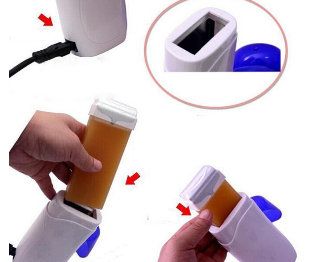 เครื่องอุ่นแว็กซ์ เครื่องอุ่นแบบแท่ง มีชุดเดี่ยว และ ชุดคู่พร้อมฐานตั้ง