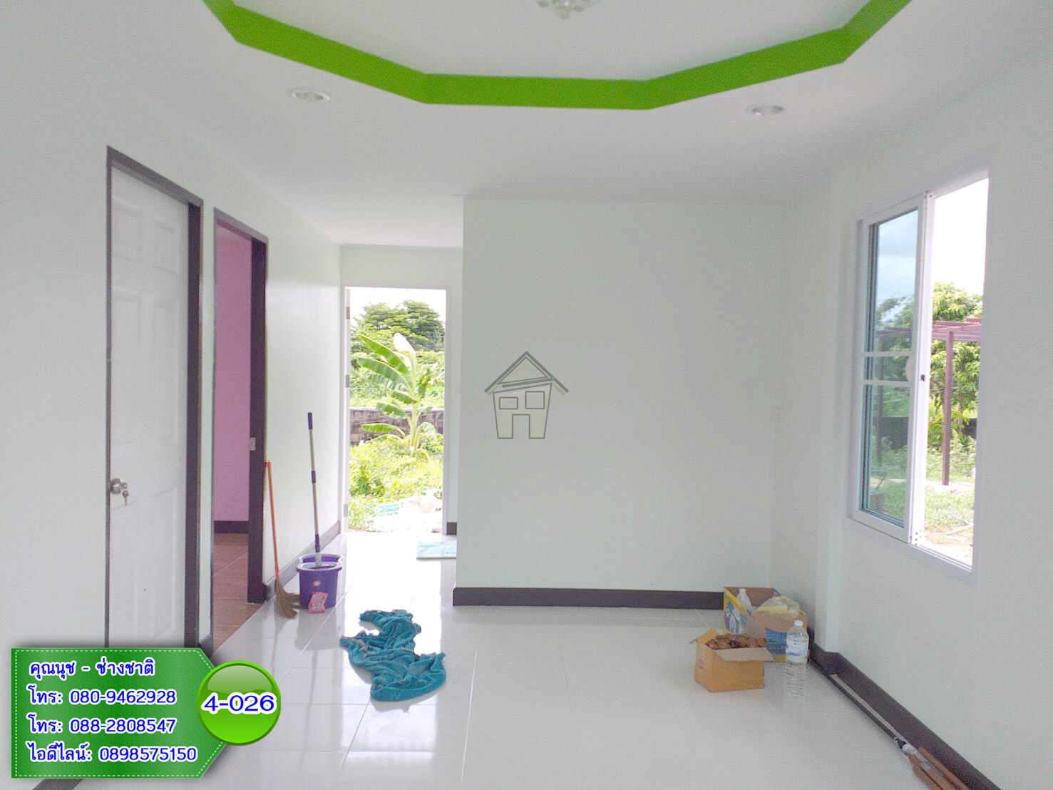 4-026 บ้านน็อคดาวน์ ทรงจั่วมุกซ้อน