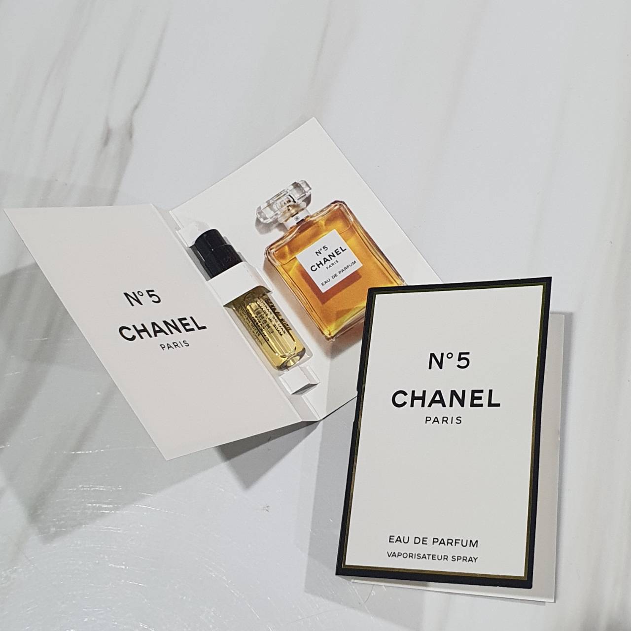น้ำหอมไวออลหลอดทดลอง Chanel No 5 for Women EDP vial ขนาด 1.5ml Spray Sample Vial ขนาดทดลองแบบ VIAL