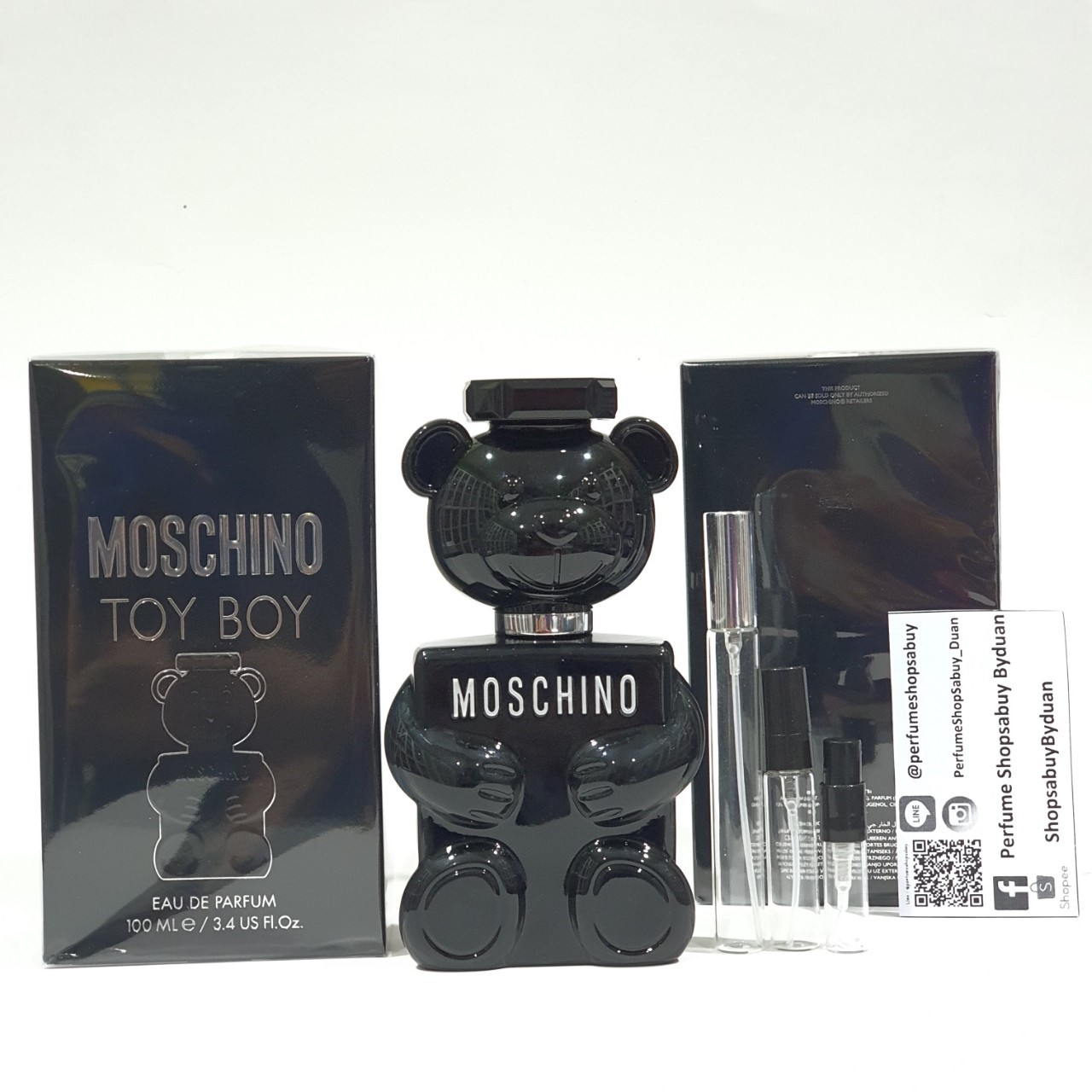 น้ำหอมแท้แบ่งขาย Moschino Toy Boy Fragrance 2019 Eau De Parfum💕Travel Size #แบบทดลอง