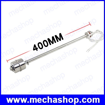เซนเซอร์ระดับน้ำ เซนเซอร์เช็คระดับน้ำ ลูกลอยไฟฟ้า 304 Stainless Steel 400mm Length Liquid Water Level Sensor Horizontal Liquid Float Switch