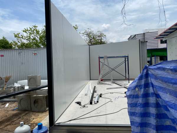 ออฟฟิศสำเร็จรูป บ้านสำเร็จรูป 4.00x8.00 เมตร