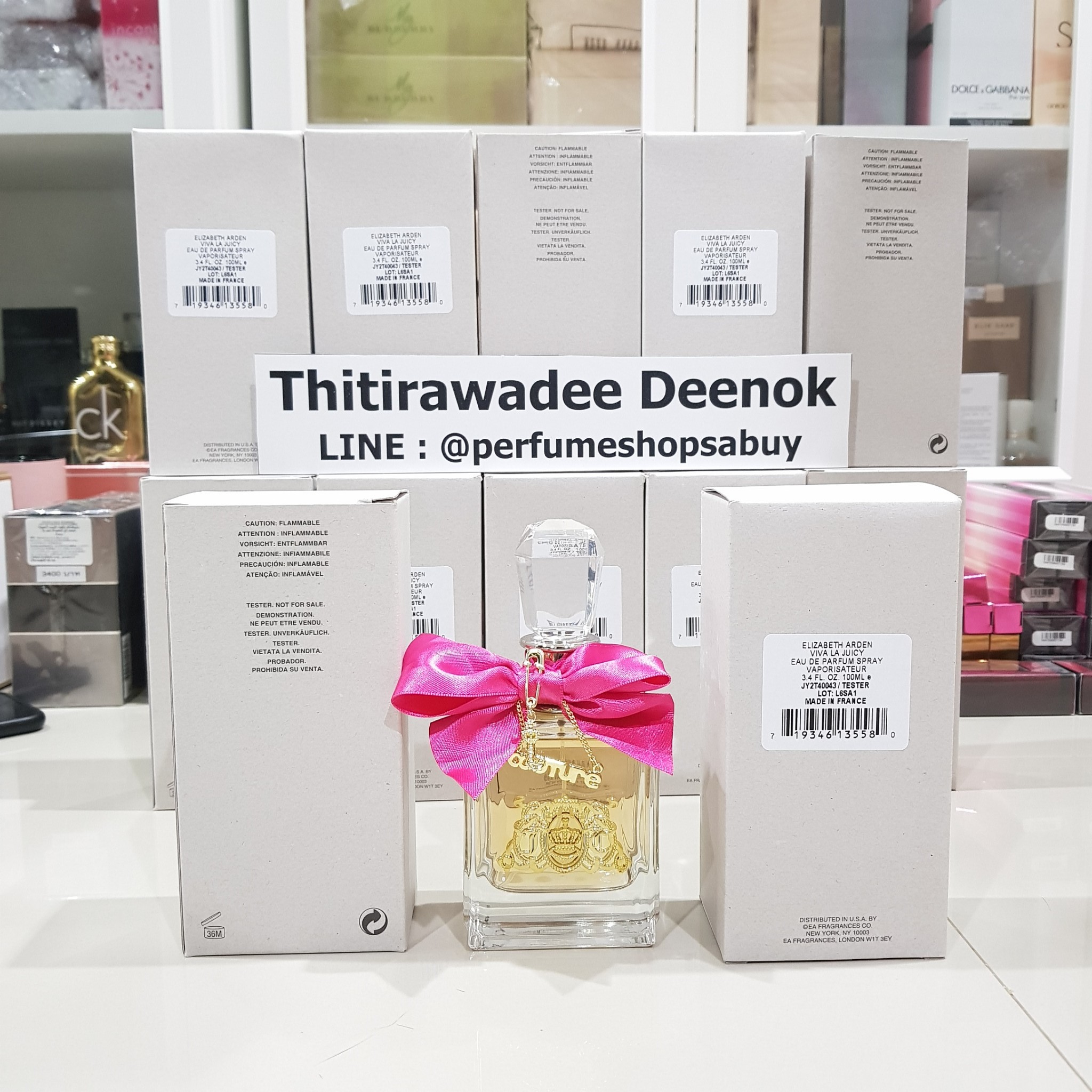 น้ำหอมแท้ Juicy Couture Viva La Juicy EDP 100 ml.กล่องเทส