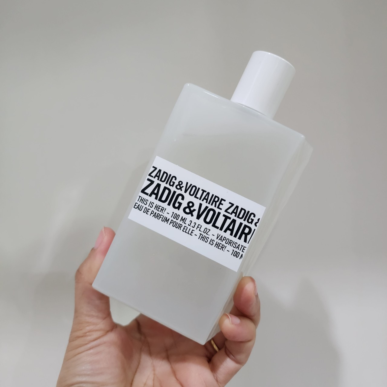 น้ำหอม Zadig & Voltaire This is HER EDP 100ml กล่องเทส