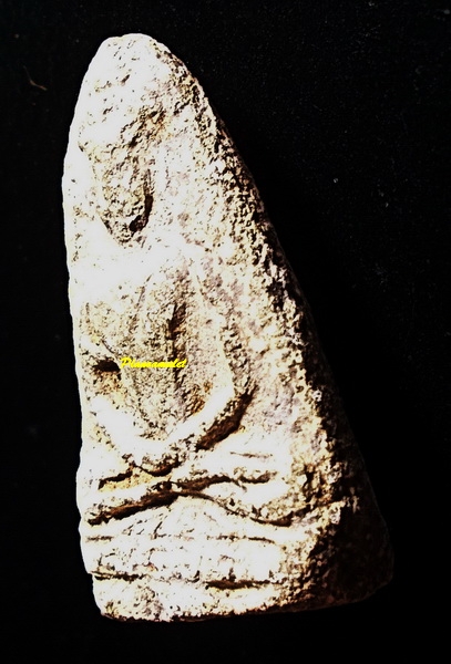 พระกรุอัมพวัน นครนายก พิมพ์กลีบบัวสมาธิ เนื้อผงหน่อเนื้อเชื้อไข สมเด็จโต