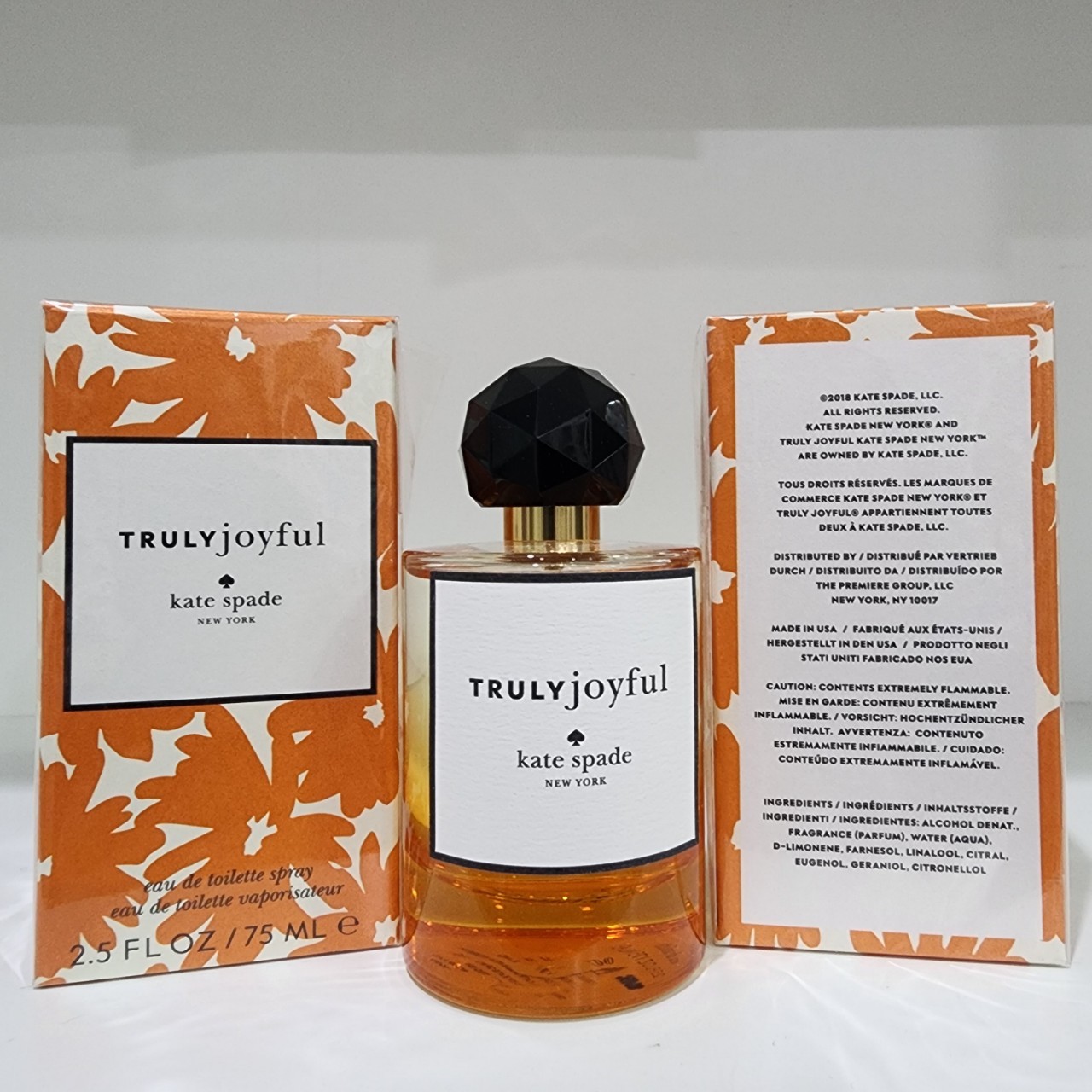 น้ำหอมแท้ Kate Spade Truly Joyful Eau de Parfum For Women 75ml กล่องซีล