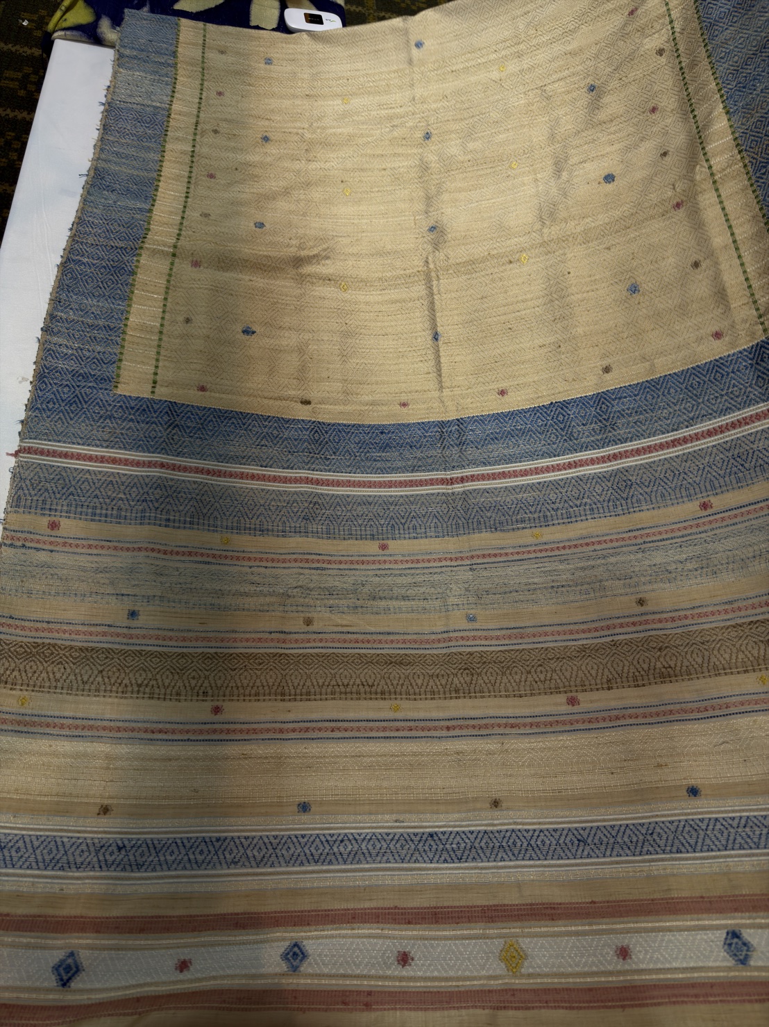 ซิ่นขิดไหม ขนาด1x3.5เมตร สีน้ำเงิน รหัส R4F-155-12468151