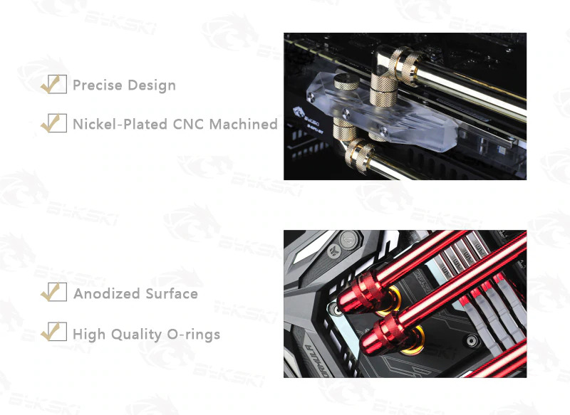 Bykski G1/4 B-PD5 Knurled Stop Plug