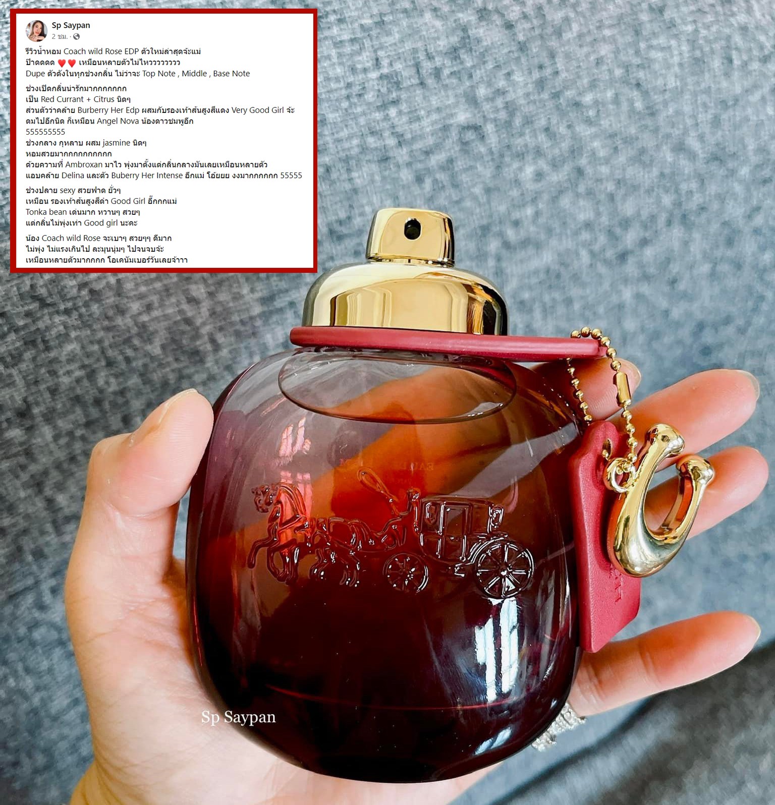 น้ำหอมแท้แบ่งขาย Coach New York Wild Rose EDP 💦แบ่ง 💕Travel Size แบบทดลอง