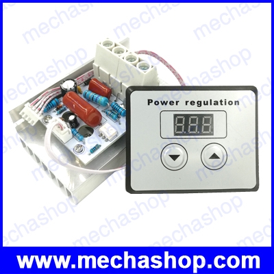 ดิมเมอร์ ควบคุมฮีตเตอร์ ปรับแสงสว่าง Electric Unit High quality 10000W 220V AC SCR Digital Voltage Regulator Speed Control Dimmer Thermostat