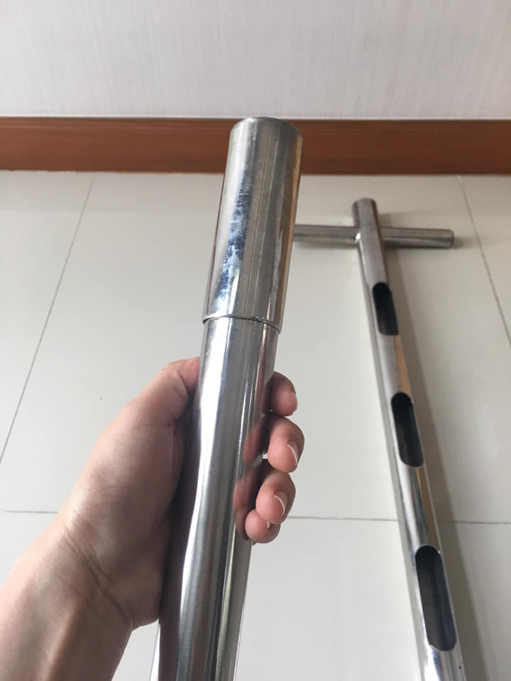 หลาวฉ่ำเบ๊าว์ Seed Sampling Parkhi เส้นผ่าศูนย์กลาง1.5 นิ้ว x 1เมตร ( เจาะ 4 ช่อง) สแตนเลสแท้ไม่เป็นสนิม