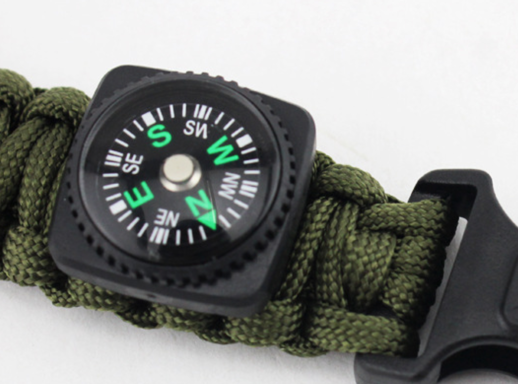 เข็มทิศ แต่งใส่สาย paracord , ใส่สายนาฬิกา