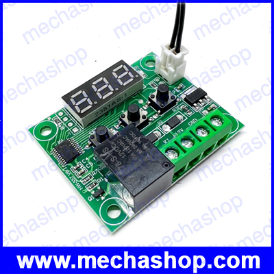 บอร์ดควบคุมอุณหภูมิ รีเลย์ควบคุมอุณหภูมิ DC12V -50 to110°C Heat Cool Temperature Control relay output