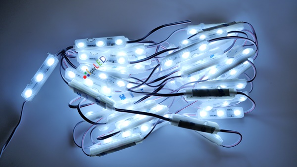 LED Module 1.5W 12V PVC เลนส์กระจายแสง สีขาว