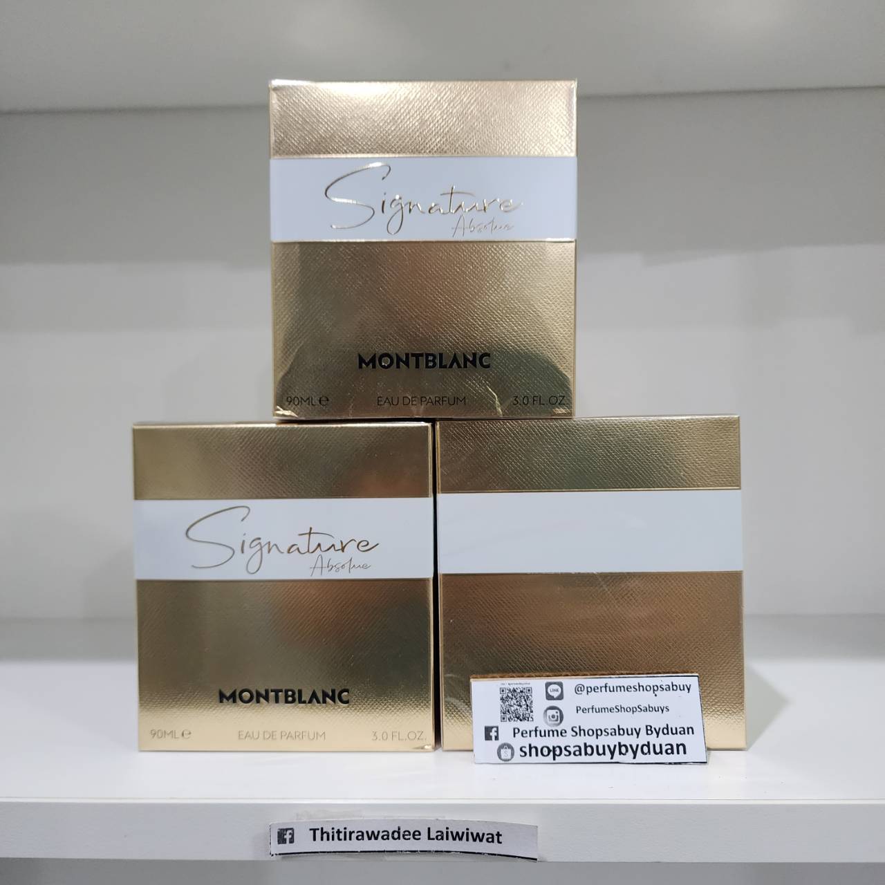 น้ำหอมแท้ MontBlanc Signature Absolue Eau de Parfum 90ml กล่องซีล