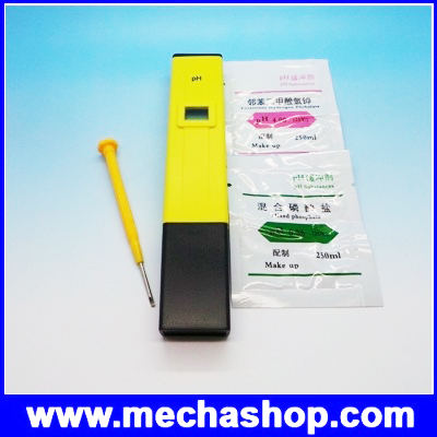 เครื่องวัดความเป็นกรด-ด่าง วัดค่าpH Digital pH Meter/Tester 0-14 Pocket Pen Aquarium New/portable ph meter รุ่น PH-107