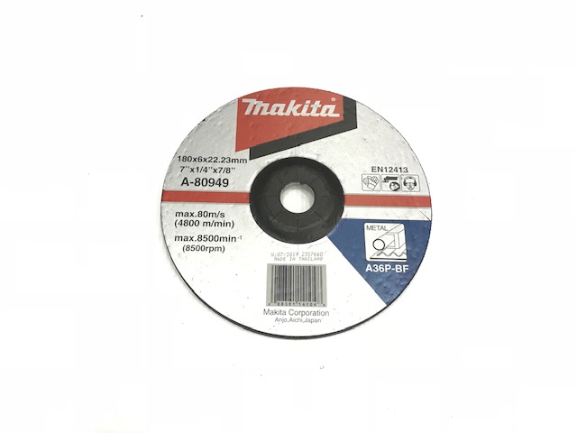 MAKITA A-83858 ใบเจียร 6 นิ้ว x 6mm หนา 22 mm A36P มากีต้า(10ใบ)