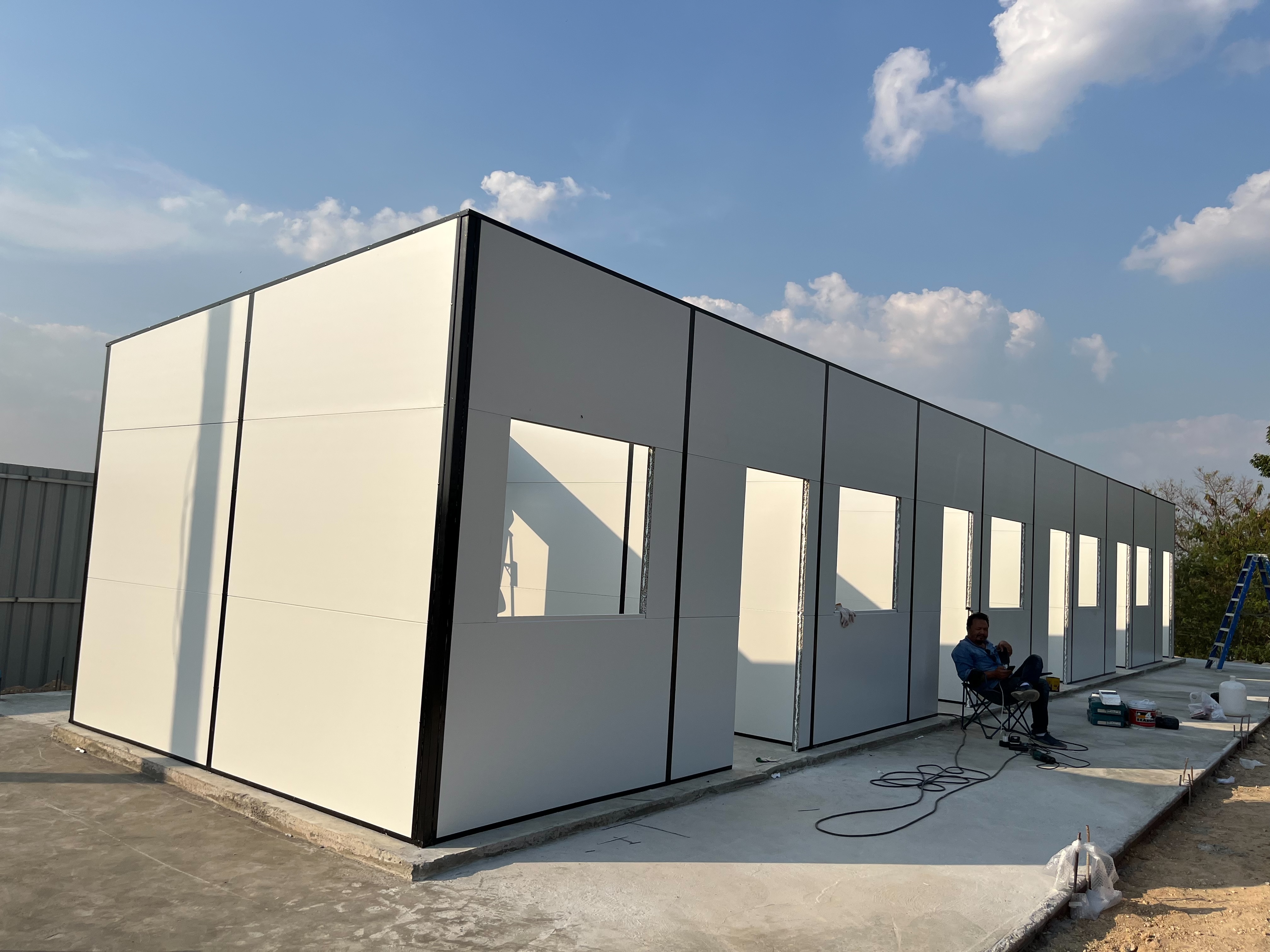 บ้านพักคนงาน บ้านพักพนักงาน ขนาด 3.60x18.30 เมตร ระยอง