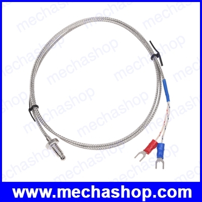 เทอร์โมคัปเปอร์ เซนเซอร์วัดอุณหภูมิ Thermocouple K Type 0-400องศา สายยาว 2 เมตร