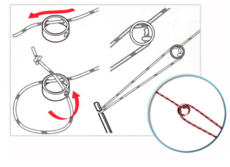 ตัวช่วยรัด ขึงรั้งเต้นท์ แบบ B คู่ละ