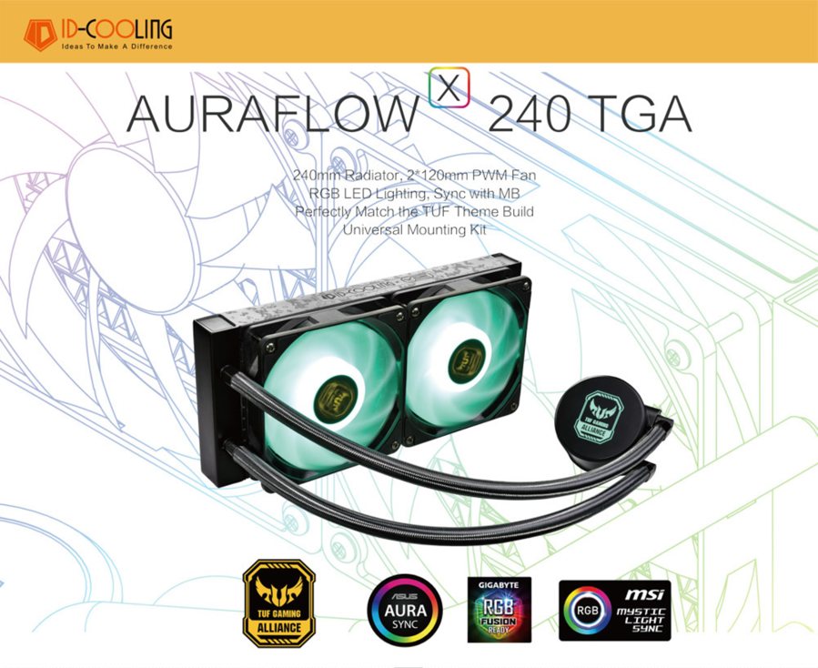 ID-COOLING AURAFLOW X 240 TGA