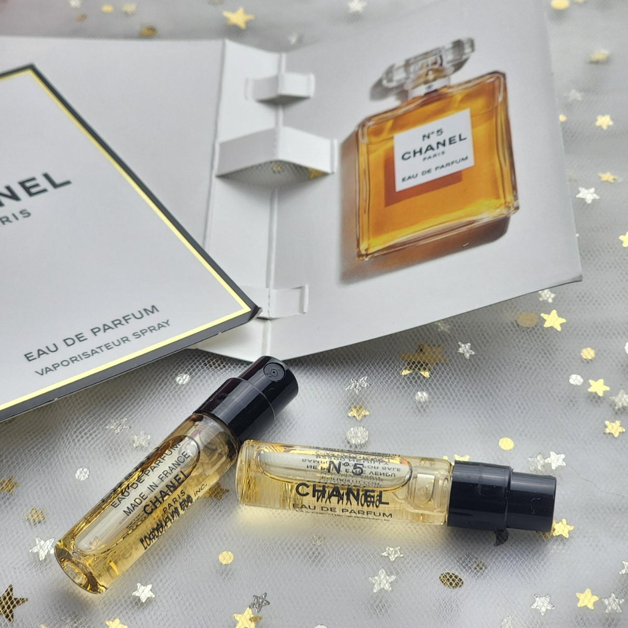 น้ำหอมไวออลหลอดทดลอง Chanel No 5 for Women EDP vial ขนาด 1.5ml Spray Sample Vial ขนาดทดลองแบบ VIAL