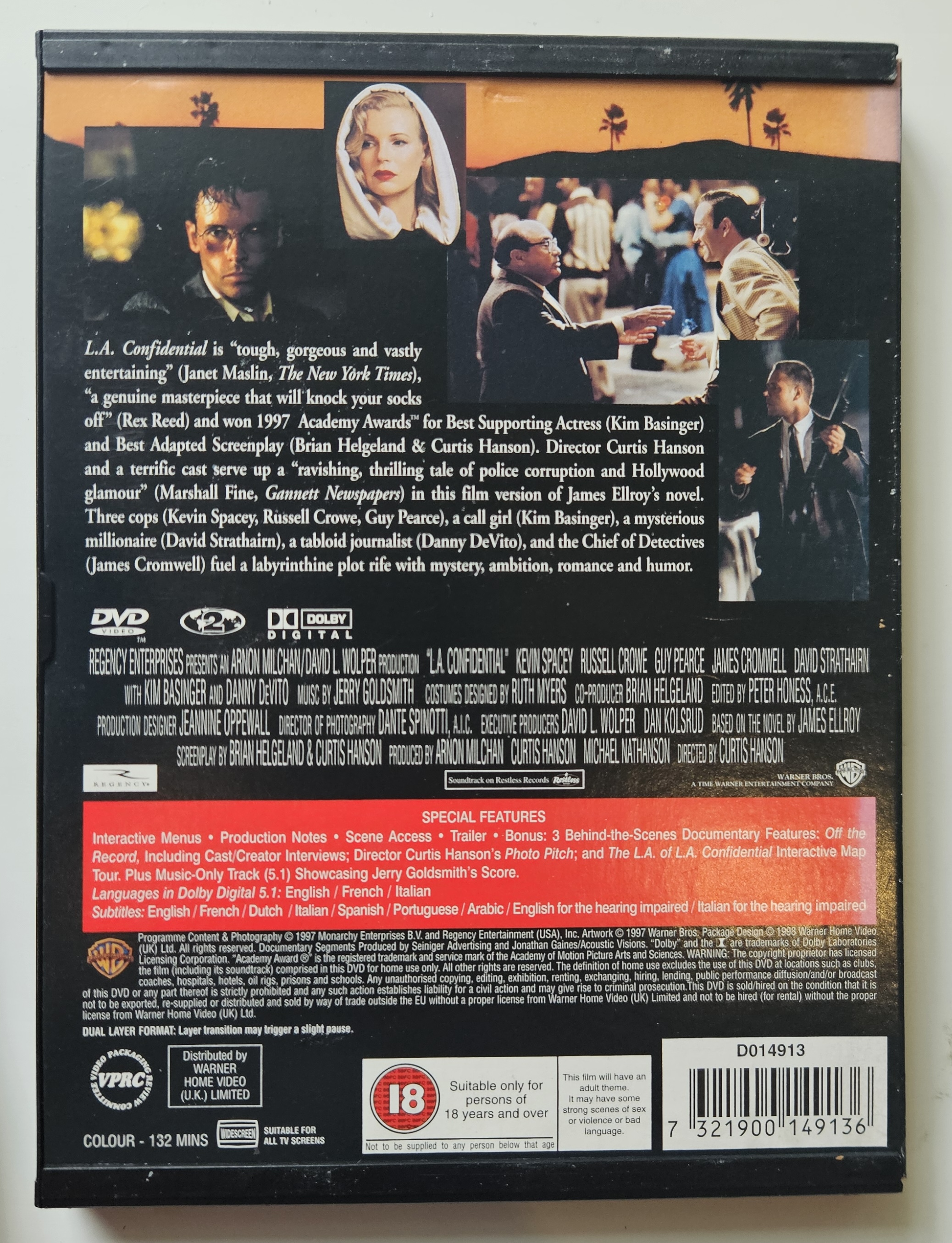 L.A. Confidential (1997) (DVD)