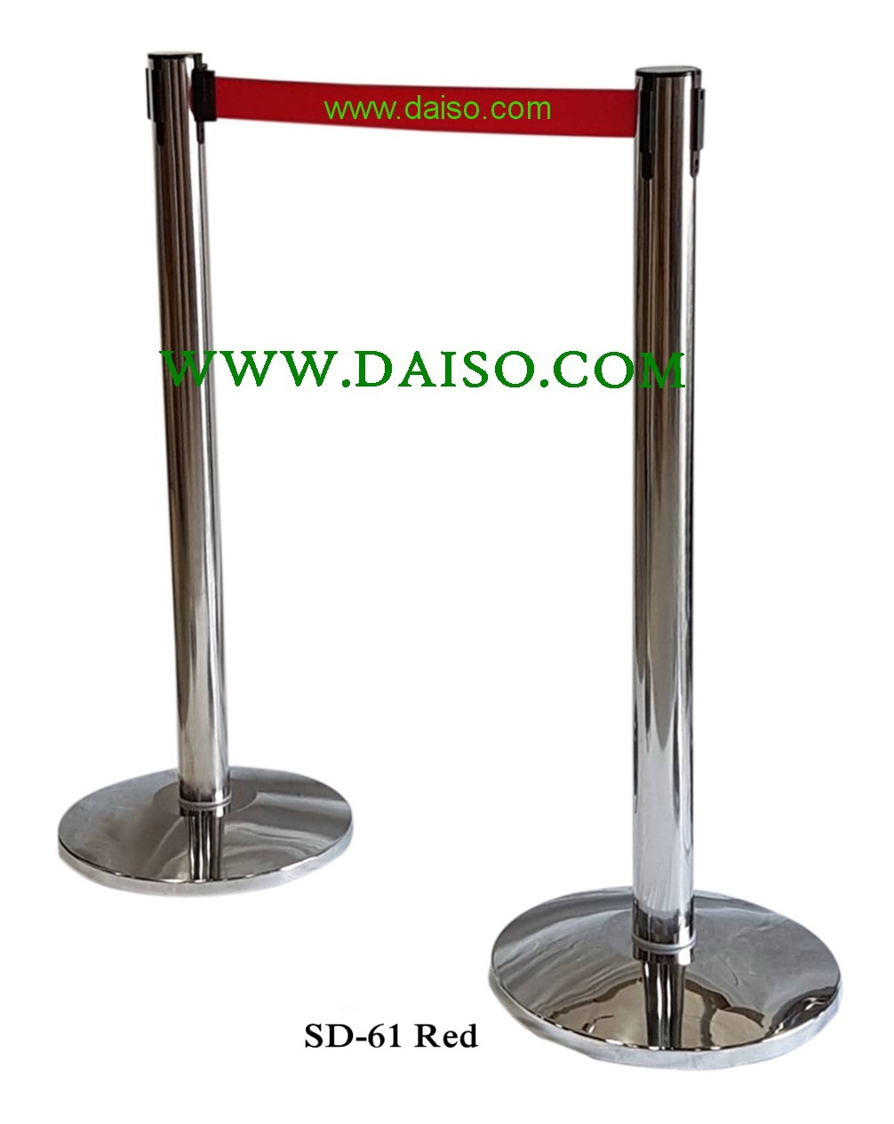 เสากั้นทางเดิน เสากั้นบริเขต เสากั้นแบบสายม้วนเก็บในตัว_SD-61