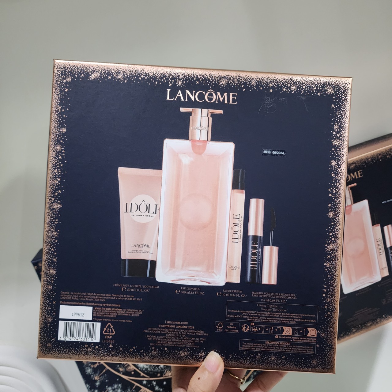 น้ำหอมแท้ Lancome Idole Eau De Parfum 100ml Holiday Set 2024 ชุดเซ็ตน้ำหอม
