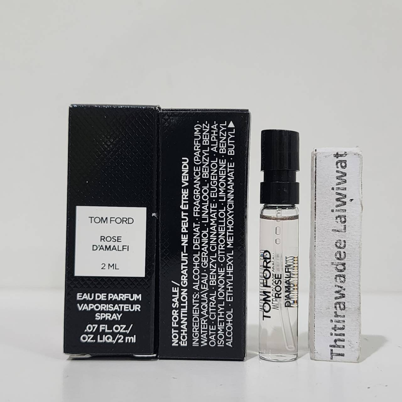 น้ำหอมไวออลหลอดทดลอง Tom Ford Rose D'Amalfi 2ml Spray Sample Vial แบบหลอดทดลอง น้ำหอมไวออลแบบหลอด