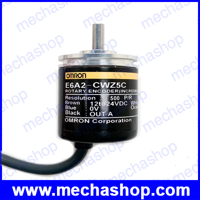 เอ็นโค้ดเดอร์ โรตารี่เอ็นโค้ดเดอร์ E6A2-CWZ5C OMRON Rotary Encoder E6A2-CWZ5C 500P/R 12-24V