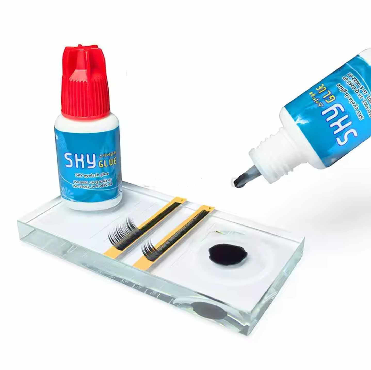 กาวต่อขนตา SKY ฝาแดง กาวต่อขนตาจากเกาหลี SKY Glue ของแท้