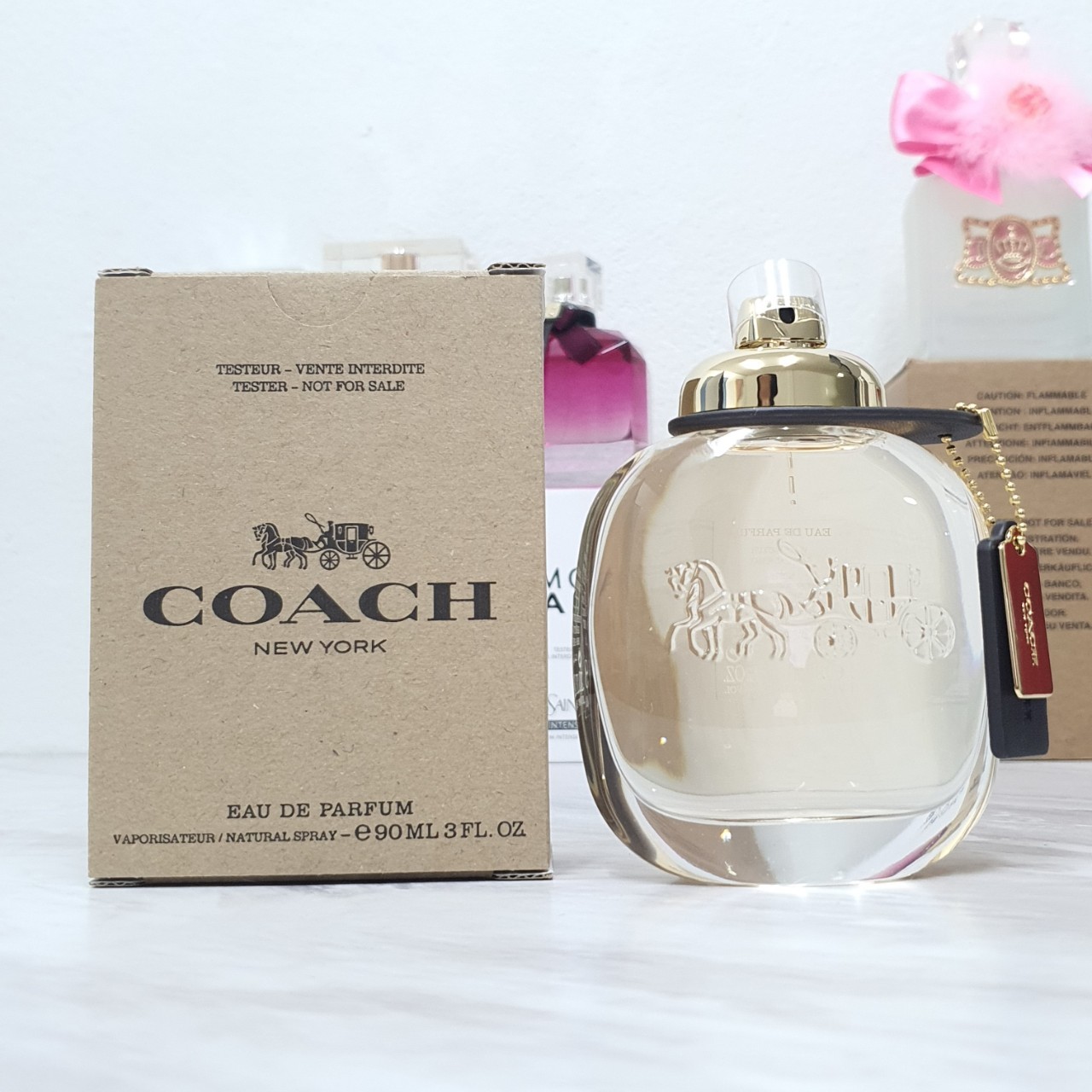 น้ำหอมแท้ Coach New York Eau De Parfum 90ml กล่องเทสเตอร์