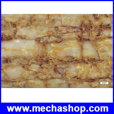 UV Marble Board แผ่นลายหินอ่อน ไม้เทียม แผ่นหินเทียม หินวีเนียร์ ตกแต่งบ้าน ตกแต่งผนัง รุ่น KL8041-1 Size: W1220mm * L2440mm* 2.5mm Material: Pvc Resin & Calcium Powder
