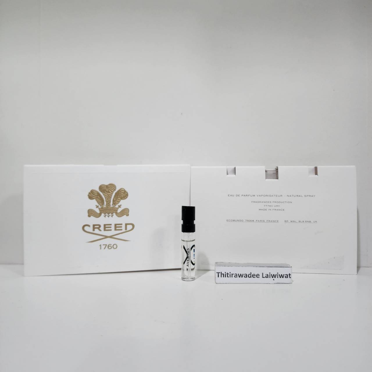 น้ำหอมไวออลหลอดทดลอง Creed Aventus 2ml Spray Sample Vial แบบหลอดทดลอง น้ำหอมไวออลแบบหลอด