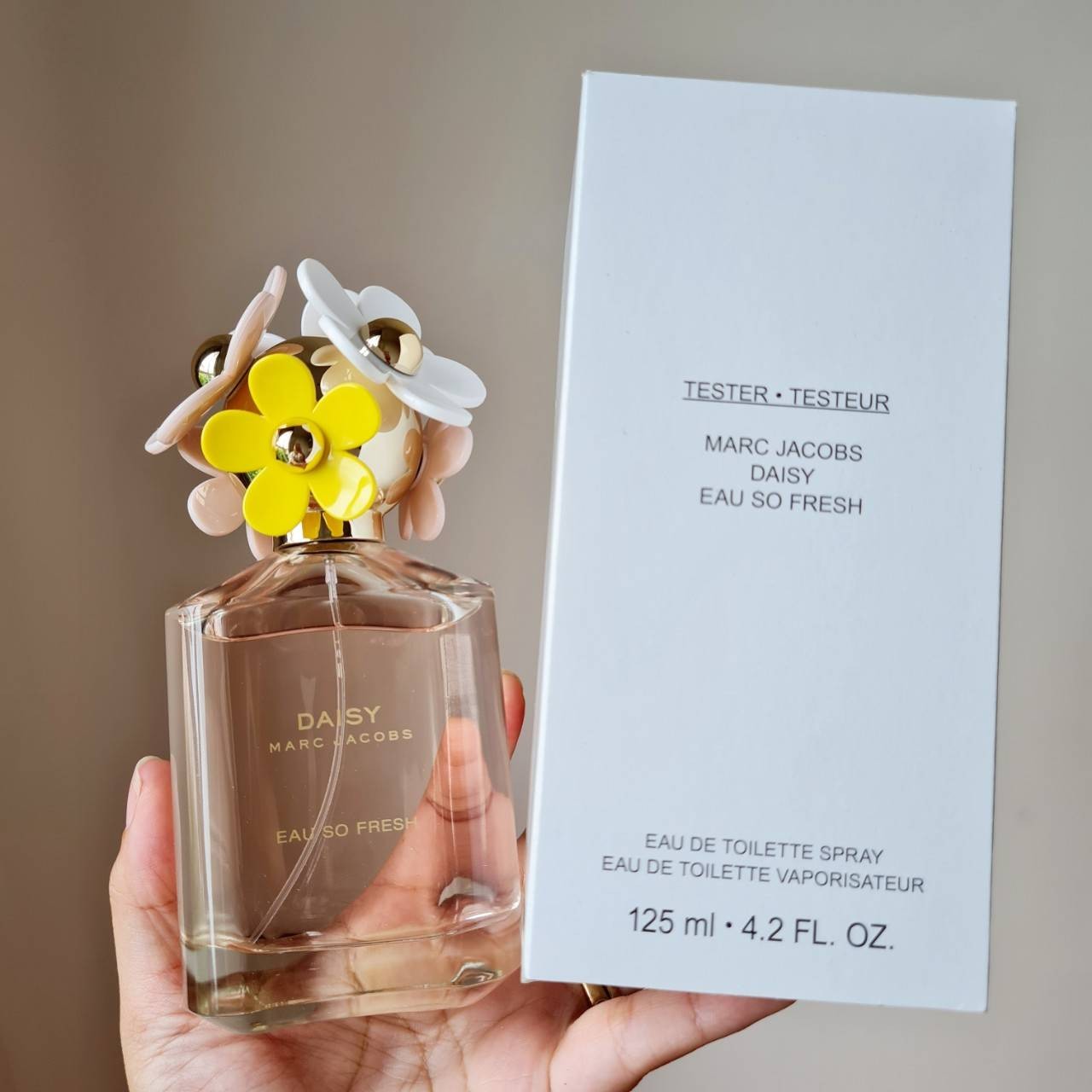 น้ำหอมแท้ Marc Jacobs Daisy Eau So Fresh 125ml กล่องเทสเตอร์