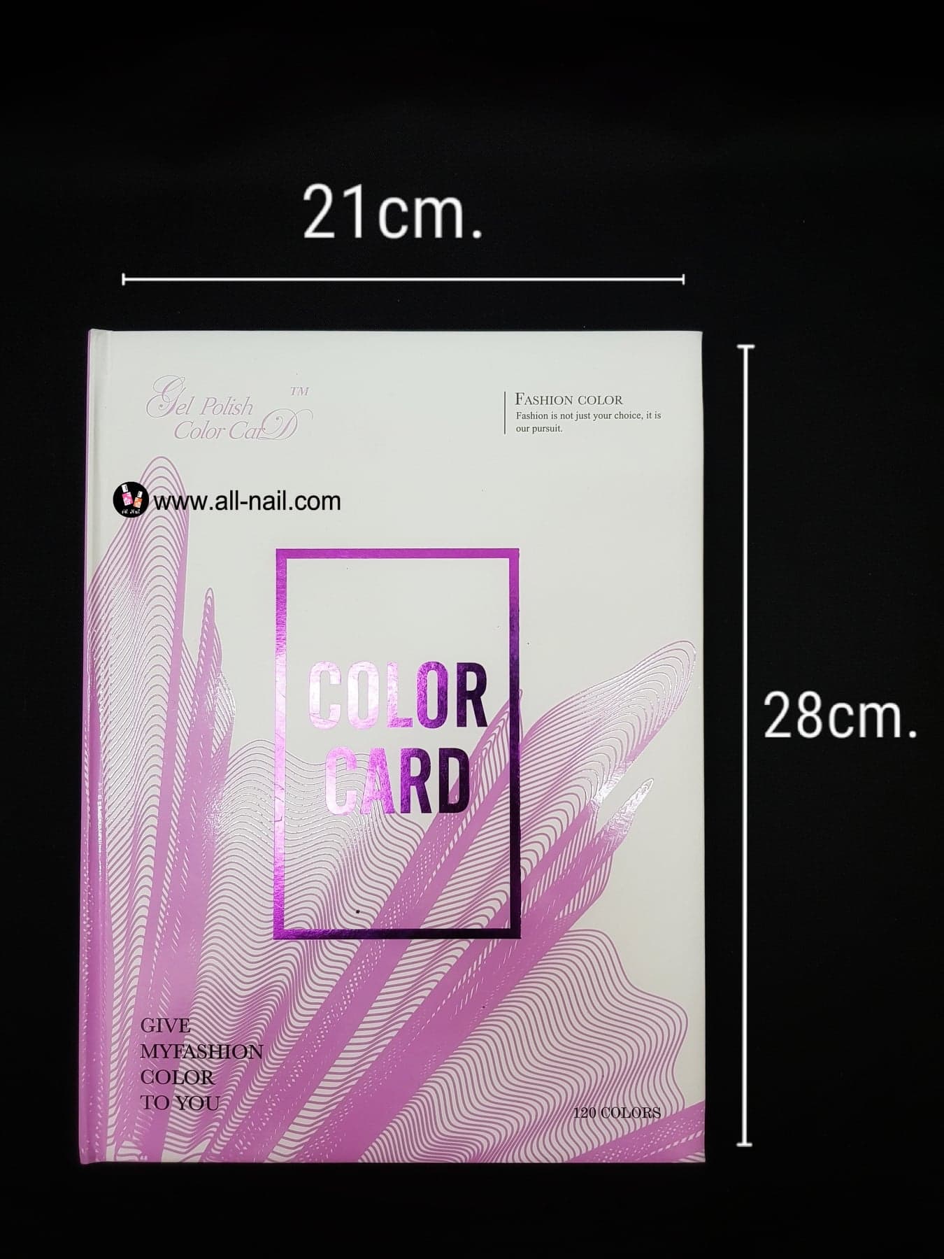 สมุดชาร์ตโชว์เล็บ (120ช่อง)