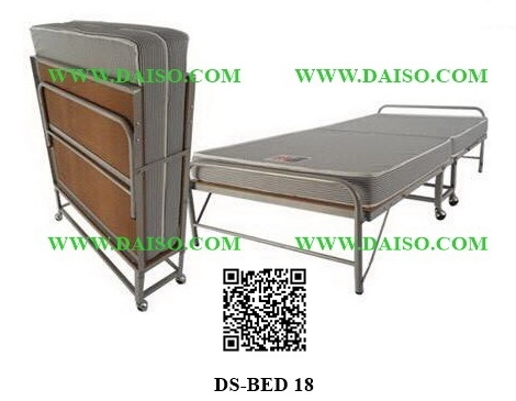 เตียงเสริมเหล็กพับได้ เตียงเหล็กพับได้ เตียงนอนเหล็กพับได้พร้อมฟูก