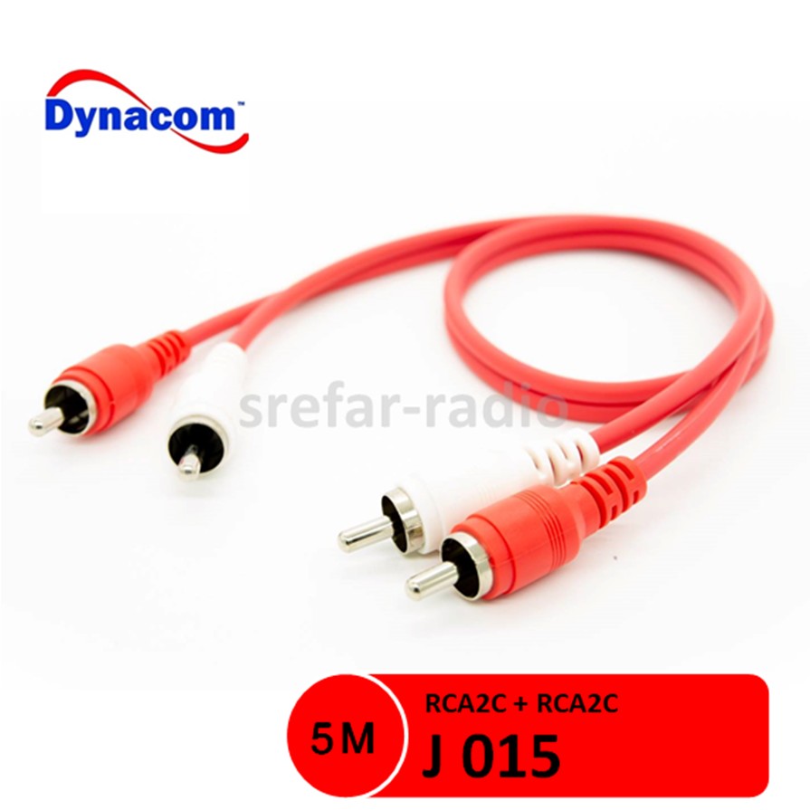 RCA2C + RCA2C ตรง+ตรง J-015 Dynacom 5 เมตร